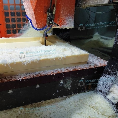 Servizi di lavorazione di plastica liscia CNC / prototipo di cnc in plastica ABS