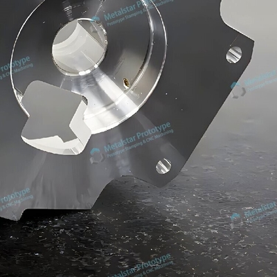 Parte di lavorazione CNC ad alta precisione con rotazione rapida utilizzata per il collaudo