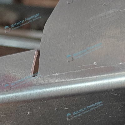 Parte di alluminio prototipo veloce da 1,5 mm utilizzata per elettrodomestici