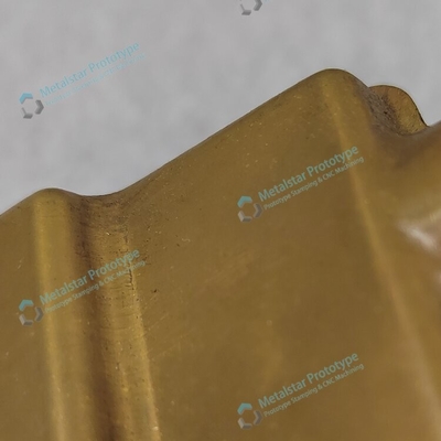 Rapid prototype deep drawn brass stampings usato per scaldabagno